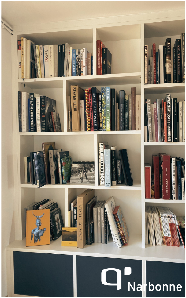 Bibliothèque murale sur-mesure Narbonne, proche Béziers