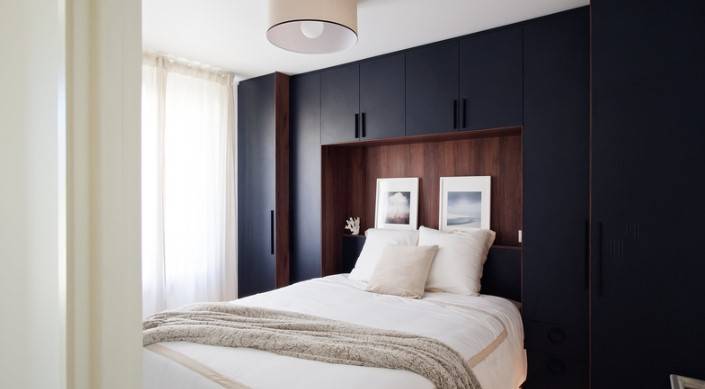 Création de rangements pour une tête de lit à Ouveillan